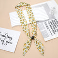 Cute Polka Dots Beaded Decor Silk Scarf 6W6NSI214