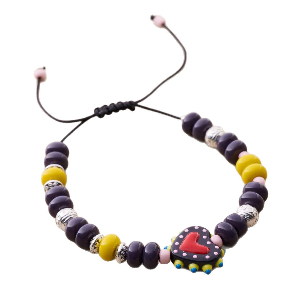 Heart Beaded Bracelet - DippedShop Wholesale - #4915