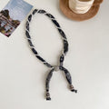 Vintage Pearl Chain Twist Silk Scarf MK2BLW6W6NSI33