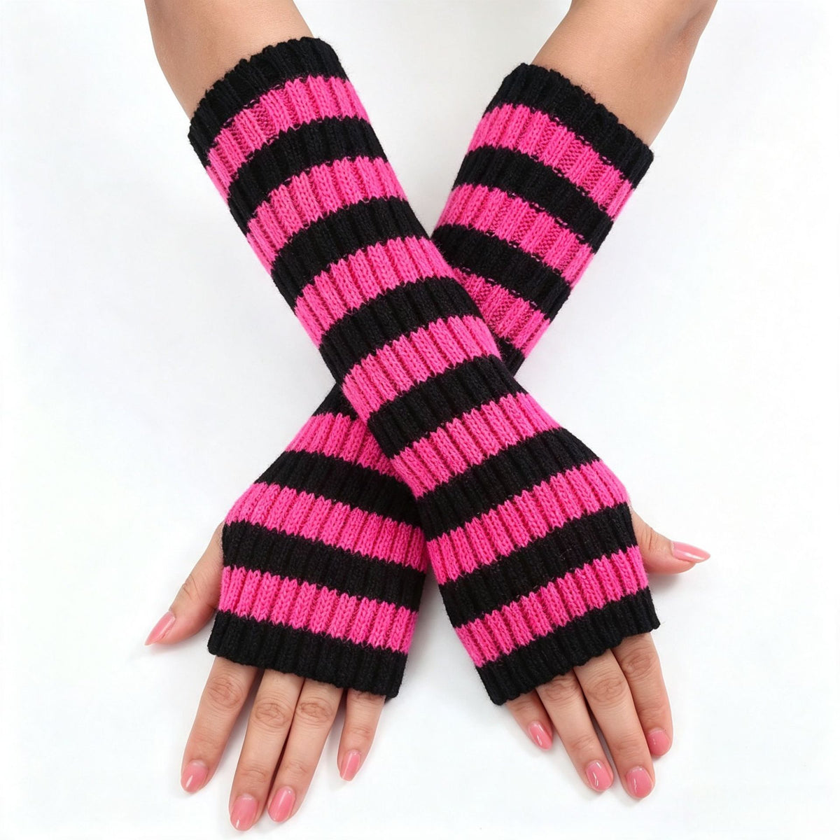 Fingerless Arm Warmers Gloves - DippedShop Wholesale - #0067