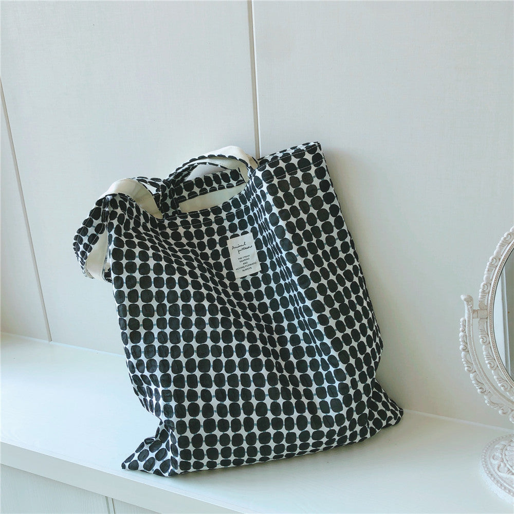 Trendy Irregular Geometry Print Portable Handbag MK2BLW6W10BBG580