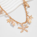 Sexy Beach Starfish Shell Layered Waist Chain 8ZA6JBC72L