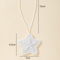 Chic Handmade Beads Star Pendant Keychain Bag Charm 6W10BBC777