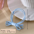 Minimalist Solid Color Bowknot Elastic Hair Tie MK2BW6W6HHT01