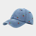 Trendy Cherry Embroidery Denim Baseball Cap MK2BW6W6HAT91