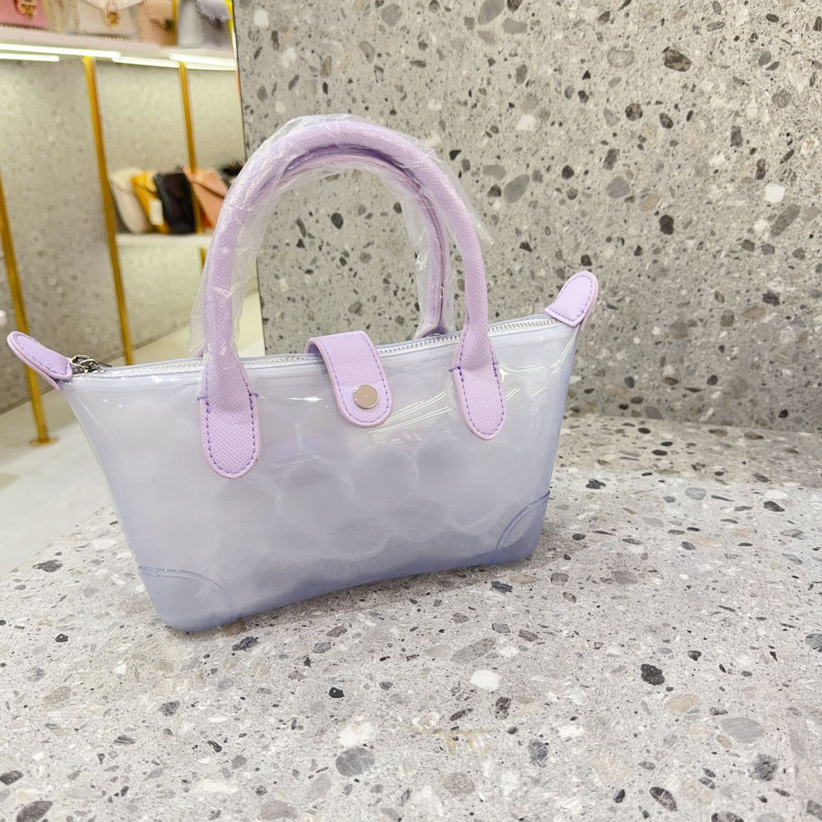 Casual Clear Jelly Dumpling Crossbody Bag 6W10BBG2118