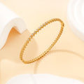 Elegant Gold Plated Spikelet Rhinestones Bracelets 6W6JBR486