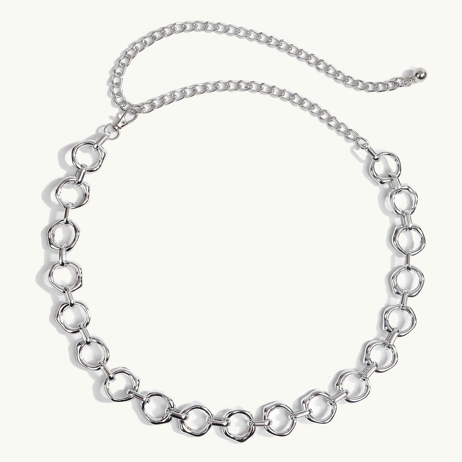 Trendy Round Circle Metal Geom - DippedShop Wholesale - #1139