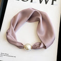 Elegant Magnetic Pearl Chain Necklace Scarf MK2BLW6W6NSI79