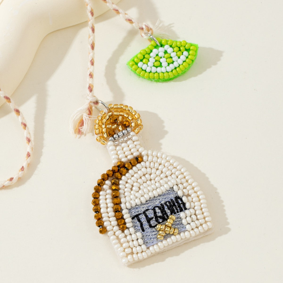 Beaded Bottle Bag Charm - DippedShop Wholesale - #0595