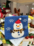 Handmade Wool Felt Santa Claus Coin Purse 6W10BWB194