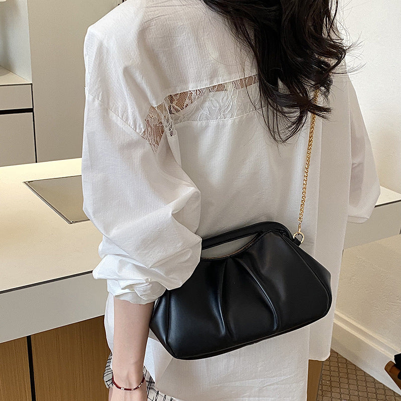 Fashion Ruched Cloud Crossbody Clutch Bag 6W10BBG1892