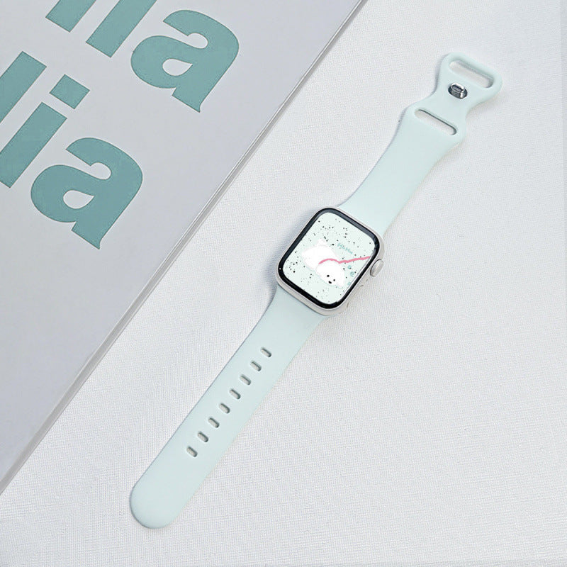 Slim Solid Color Silicone Magnetic Watch Band 6W6JWA126
