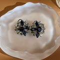 Luxury Rhinestone Crystal Flower Stud Earrings 6W6JER745