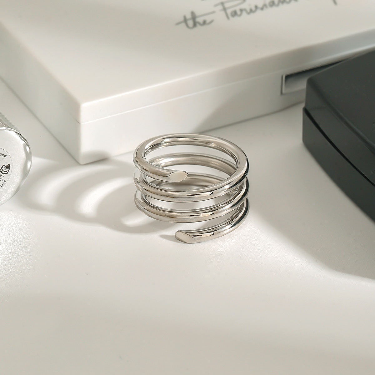Geometric Open Wrap Ring - DippedShop Wholesale - #7475