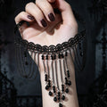 Halloween Lace Hollow Out Tassel Choker Necklace 6W6JNC610