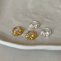 Flower Hoop Earrings - DippedShop Wholesale - #2147