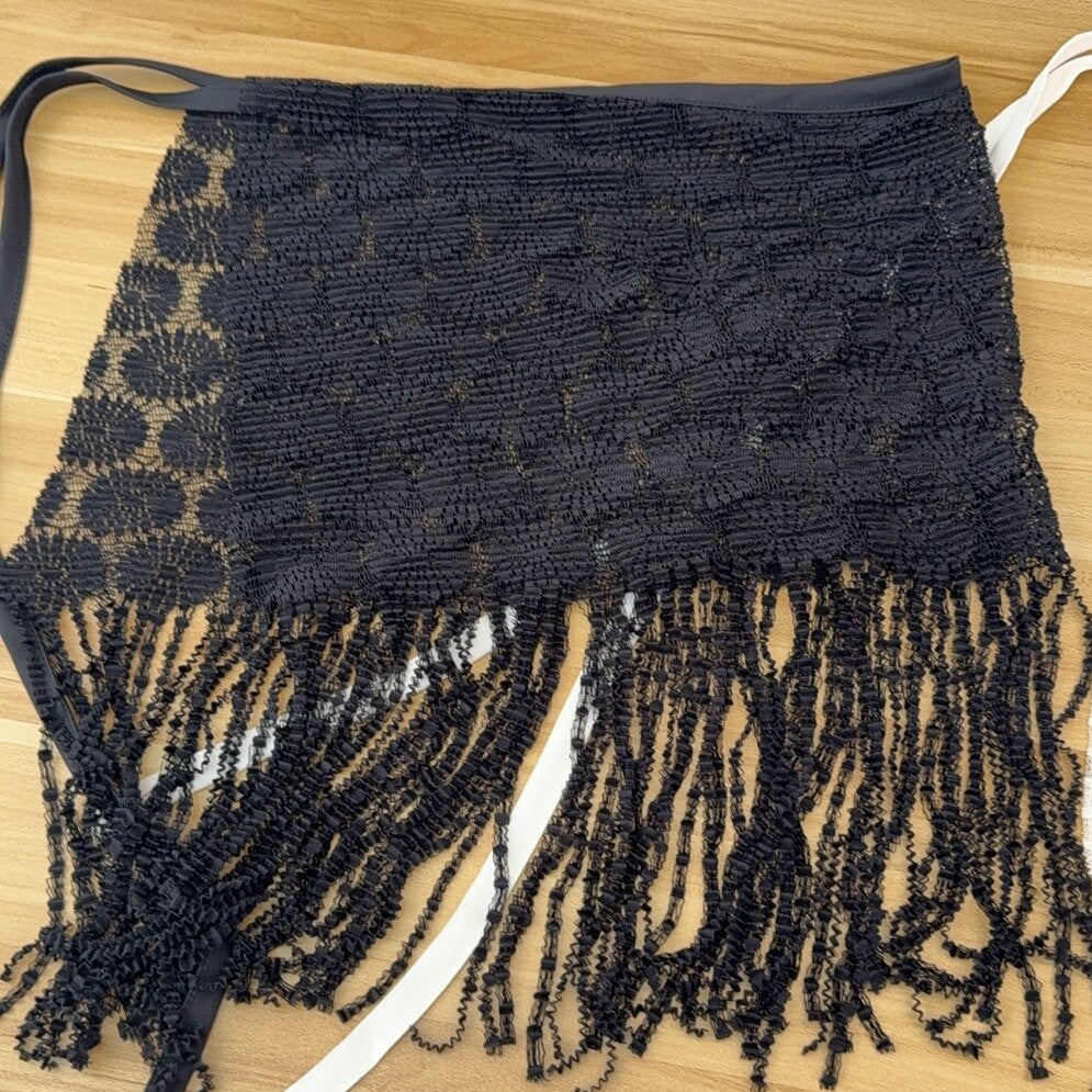Boho Tassel Lace Layered Wrap Hip Cover MK2BW6W1SL07