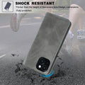Trendy Faux Leather Wallet iPhone Case 6Z13HPC206