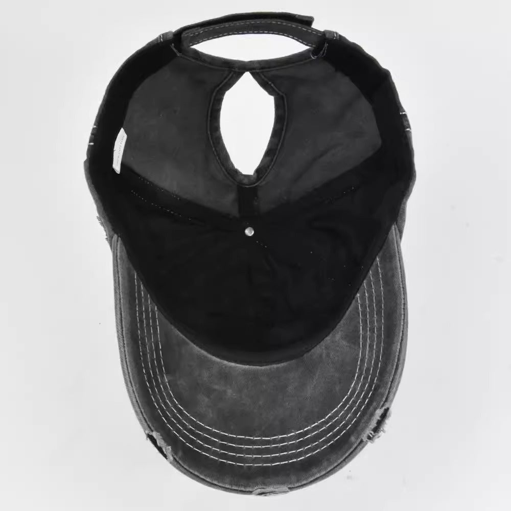Distressed Star Baseball Cap - DippedShop Wholesale - #5939