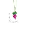 Fresh Handmade Beads Cherry Pendant Bag Charm 6W10BBC801