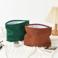 Solid Color Corduroy Large Capacity - DippedShop Wholesale - #5987