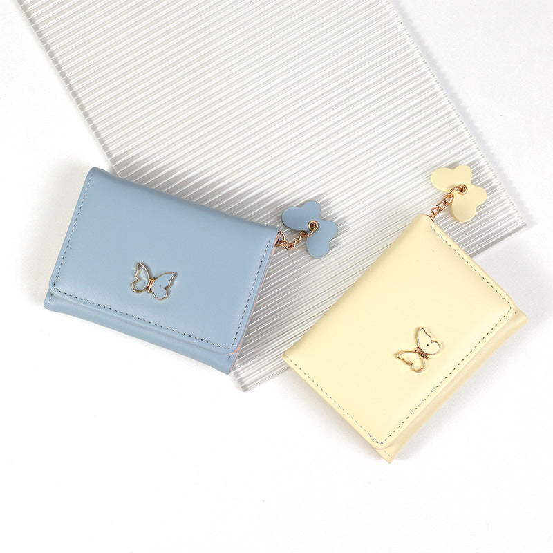 Fresh Butterfly Trifold Muti-Functional Wallet 6S10BWB106