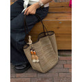 Minimalist Solid Color Large Capacity Handbag MK2BCR6W10BBG21