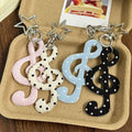 Cute Polka Dots Star Music Note Keychain Bag Charm 6W10BBC732