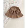 Vintage Crochet Floral Bucket Hat - DippedShop Wholesale - #1427