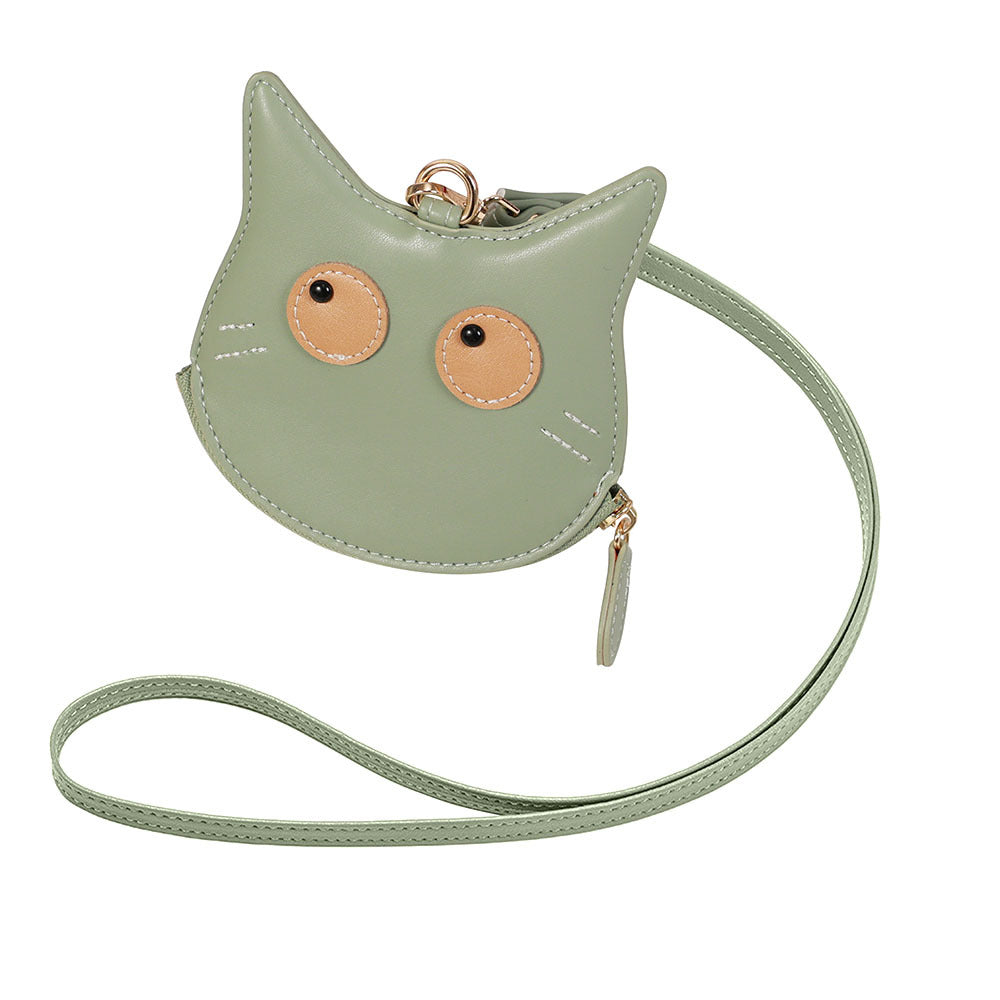 Cute Cartoon Cat Mini Card Holder Wallet 6S10BWB99