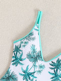 Sexy Floral One-Piece Swimsuit - DippedShop Wholesale - #4307