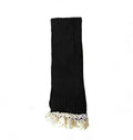 Sweet Lace Trim Chunky Knit Crew Socks 6W8FSO757