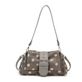 Stylish Polka Dot Canvas Shoulder Bag 6W10BBG1853