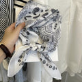 Retro Cashew Print Lightweight Silk Scarf 6W6NSI265