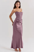 Sexy Strapless Fishtail Maxi Dress - DippedShop Wholesale - #2067