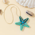 Beaded Starfish Bag Charm - DippedShop Wholesale - #7283