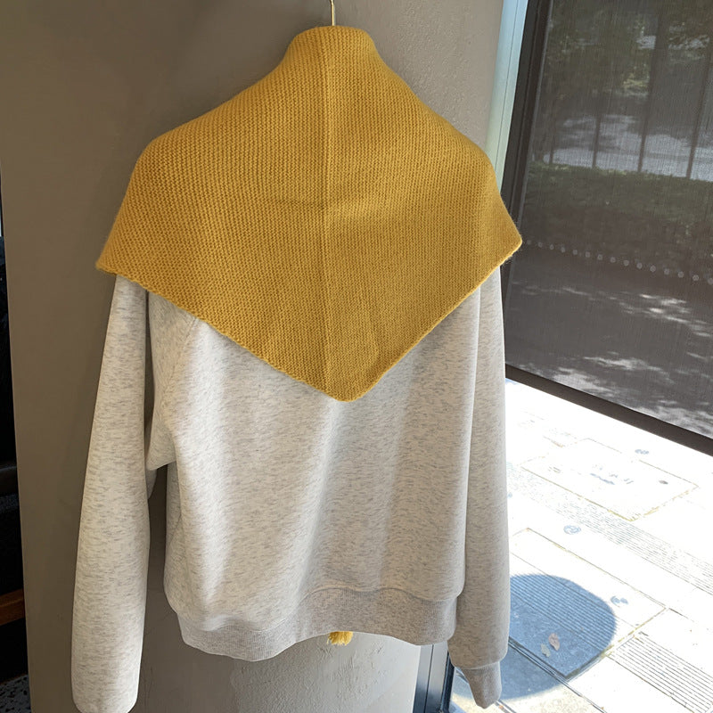 Knit Triangle Scarf Shawl - DippedShop Wholesale - #4787