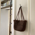 Simple Hollow Out Knit Beach Shoulder Bag 8BW6BBG430T