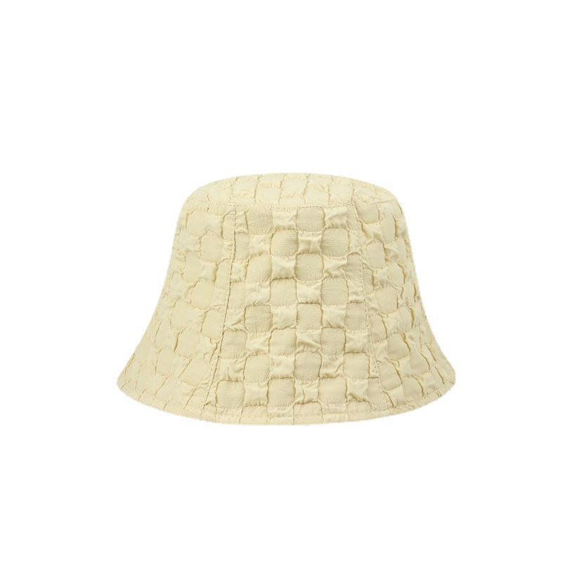 Seersucker Plaid Bucket Hat - DippedShop Wholesale - #5123