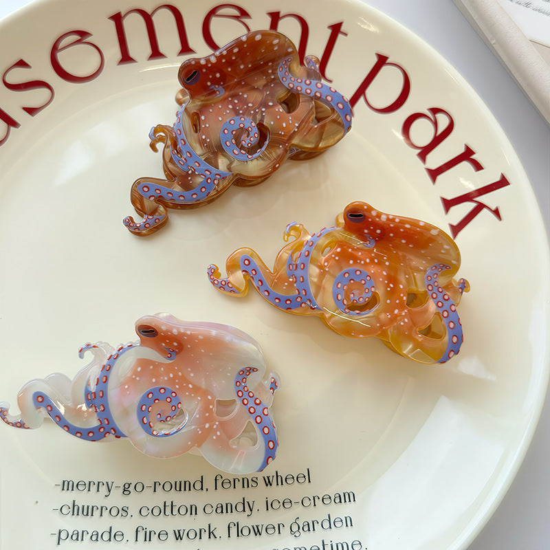 Funny Octopus Shape Acetate Ha - DippedShop Wholesale - #2803