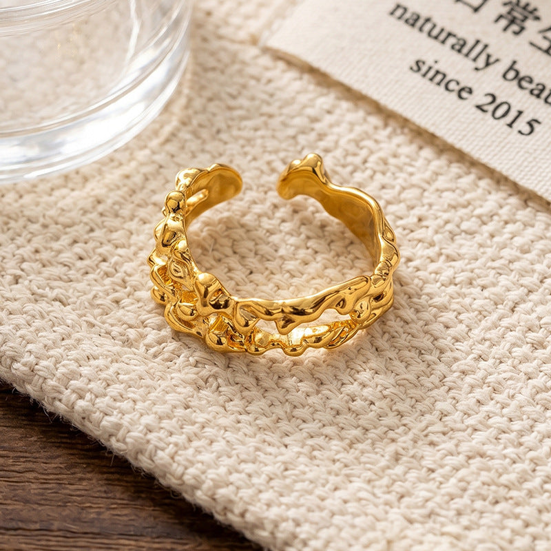 Vintage Cubic Zirconia Gold Pl - DippedShop Wholesale - #6339