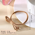Minimalist Solid Color Bowknot Elastic Hair Tie MK2BW6W6HHT01