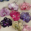 Realistic Phalaenopsis Orchid Keychain Bag Charm 6W10BBC366