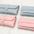 Braided PU Sunglasses Case - DippedShop Wholesale - #4499