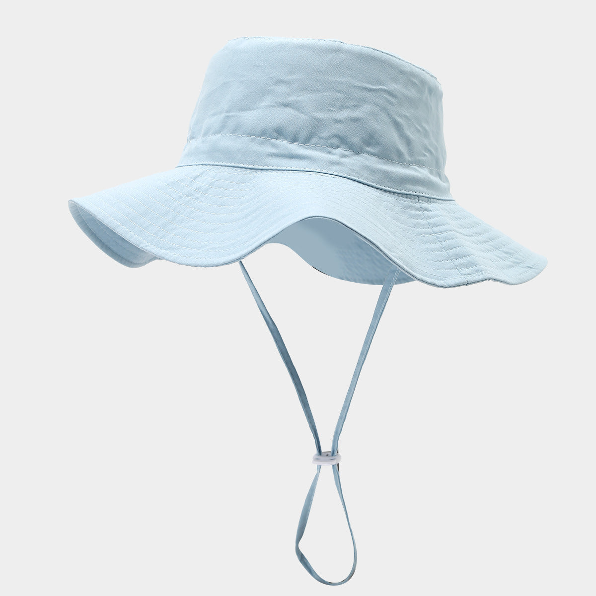 Simple Large Wide Brim Solid Color Bucket Hat 8BK6HAT173T