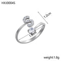 Simple Gold Plated Rhinestone - DippedShop Wholesale - #7699