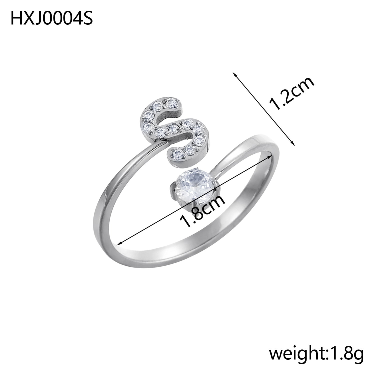 Simple Gold Plated Rhinestone - DippedShop Wholesale - #7699
