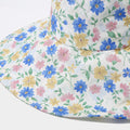 Fashion Floral Print Wide Brim Bucket Hat MK2BW6W6HAT107
