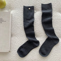 Rib Knit Long Socks - DippedShop Wholesale - #6259